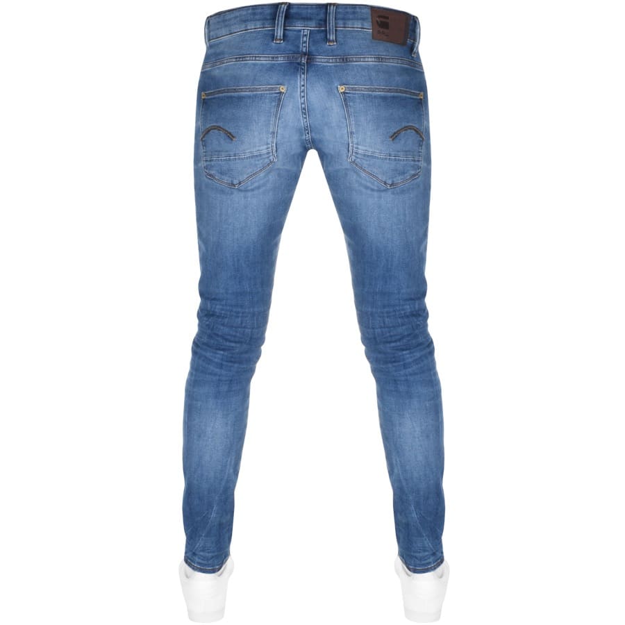 Alternative Image for ProductG Star Raw Revend Skinny Jeans Blue2